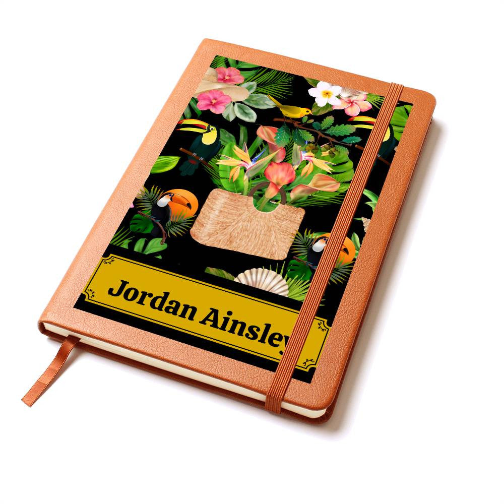 Personalized Leather Journal-Notebook