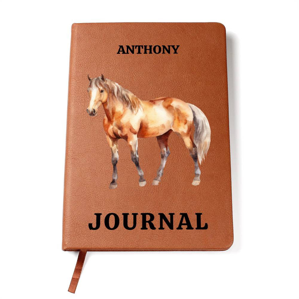 Personalized Leather Journal-Notebook