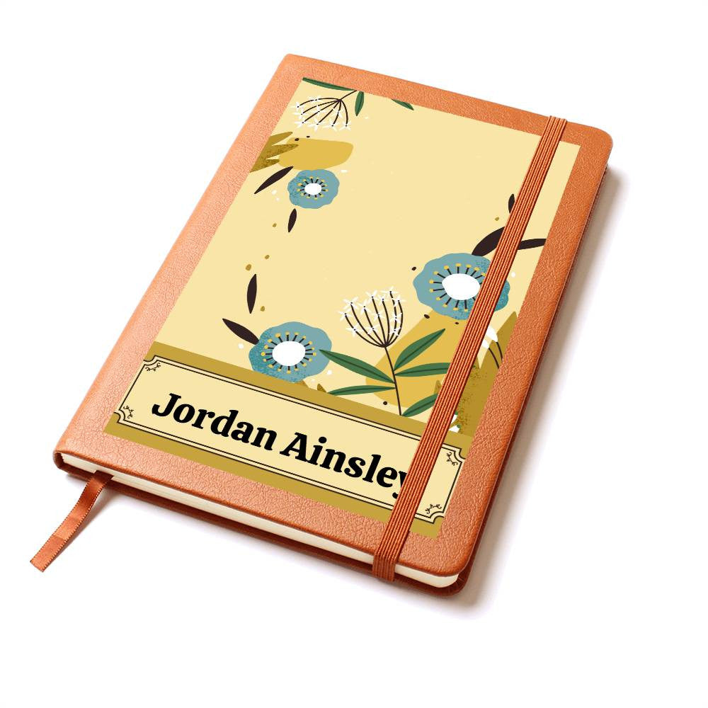 Personalized Leather Journal-Notebook