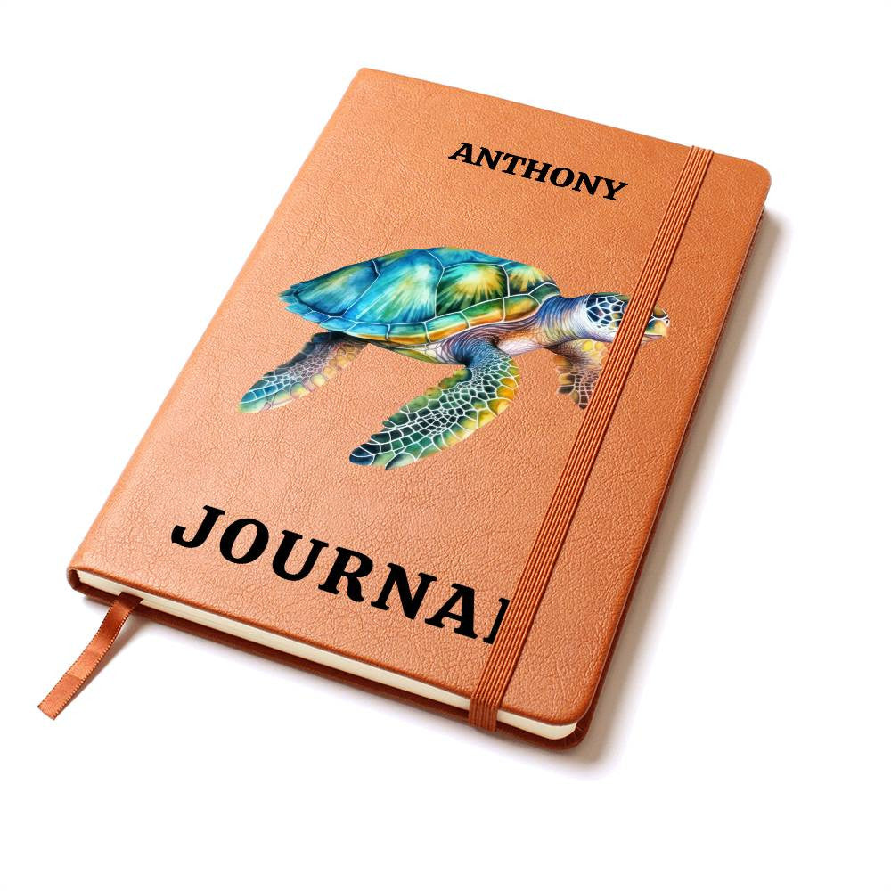 Personalized Leather Journal-Notebook