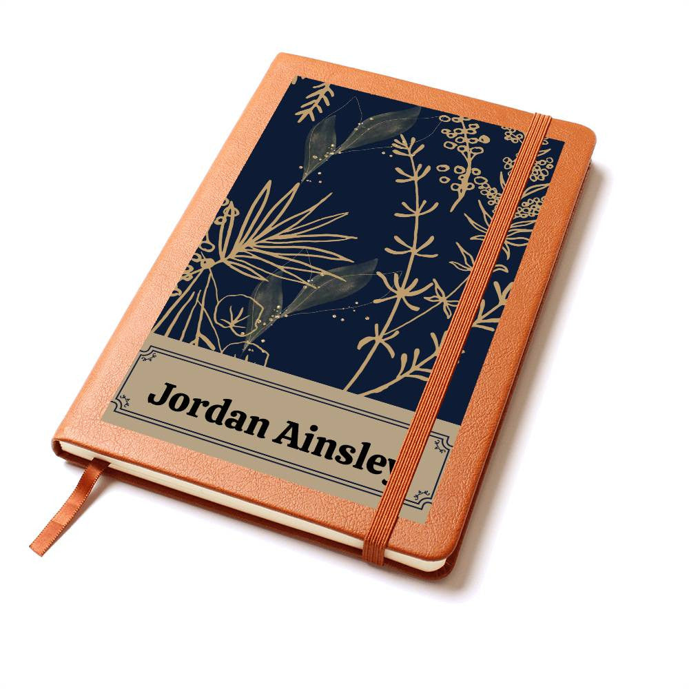 Personalized Leather Journal-Notebook