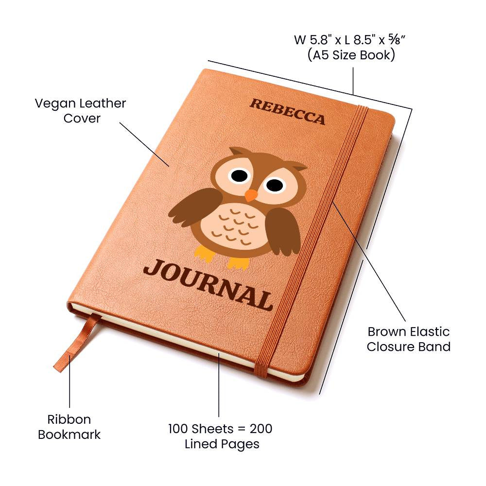 Personalized Leather Journal-Notebook