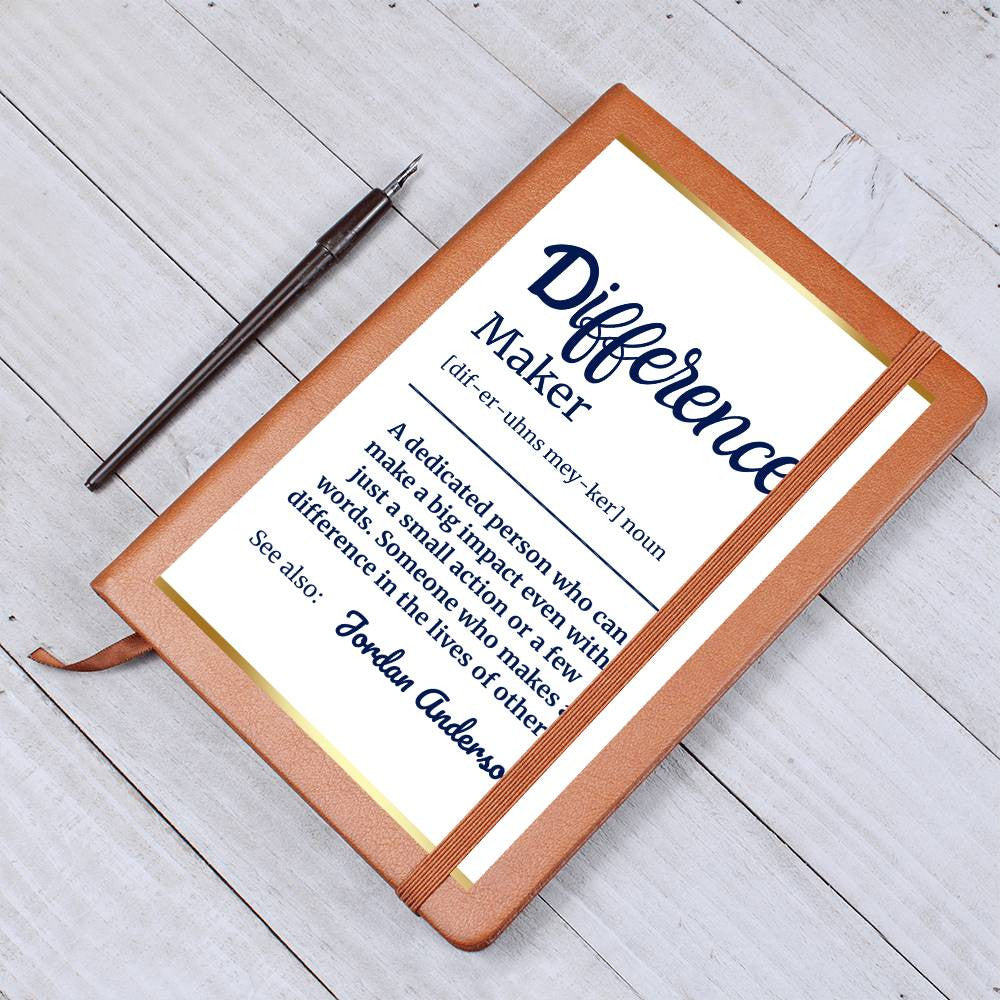 Personalized Leather Journal-Notebook