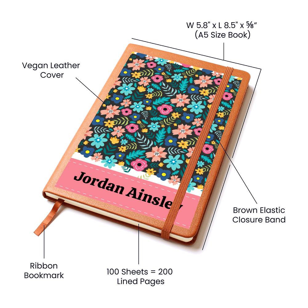 Personalized Leather Journal-Notebook