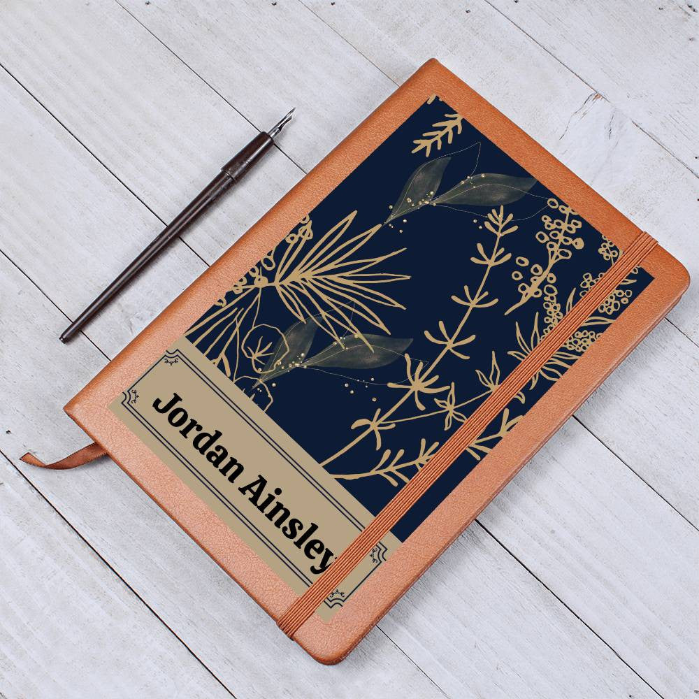 Personalized Leather Journal-Notebook