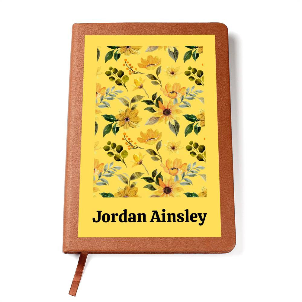 Personalized Leather Journal-Notebook