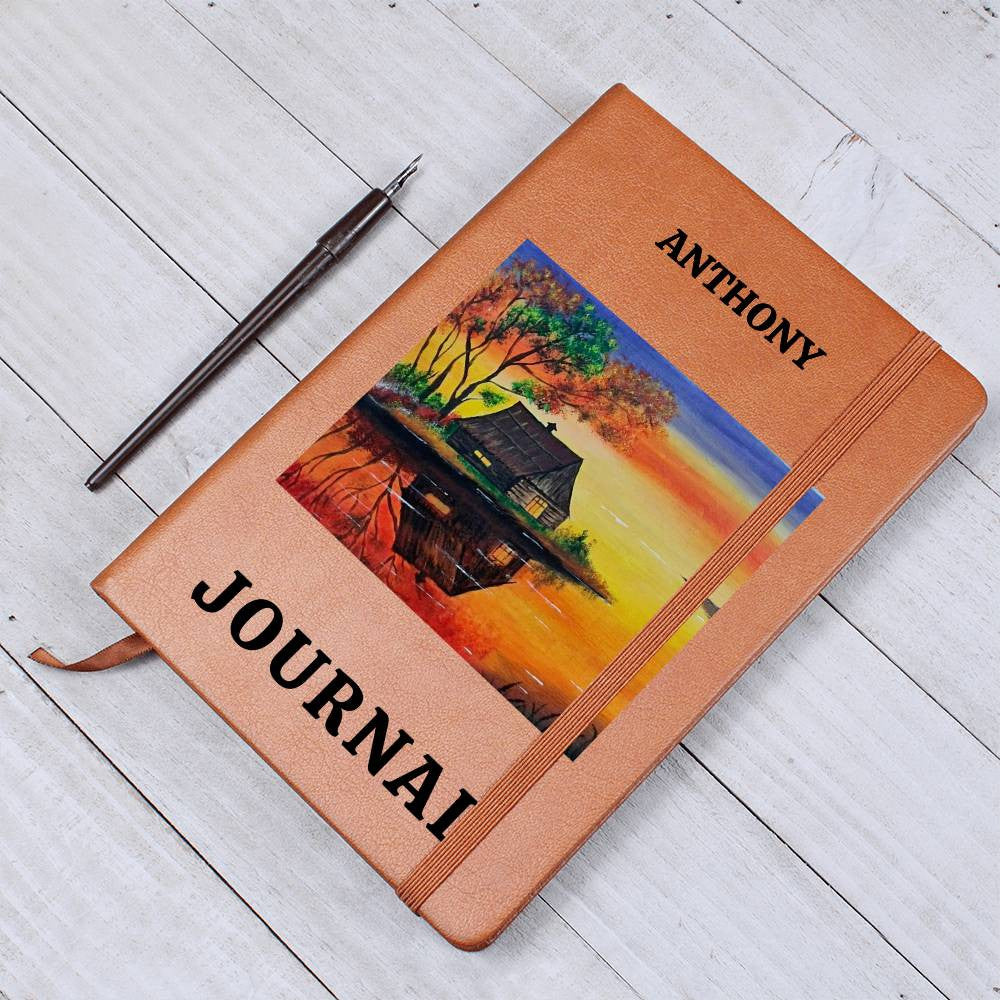 Personalized Leather Journal-Notebook