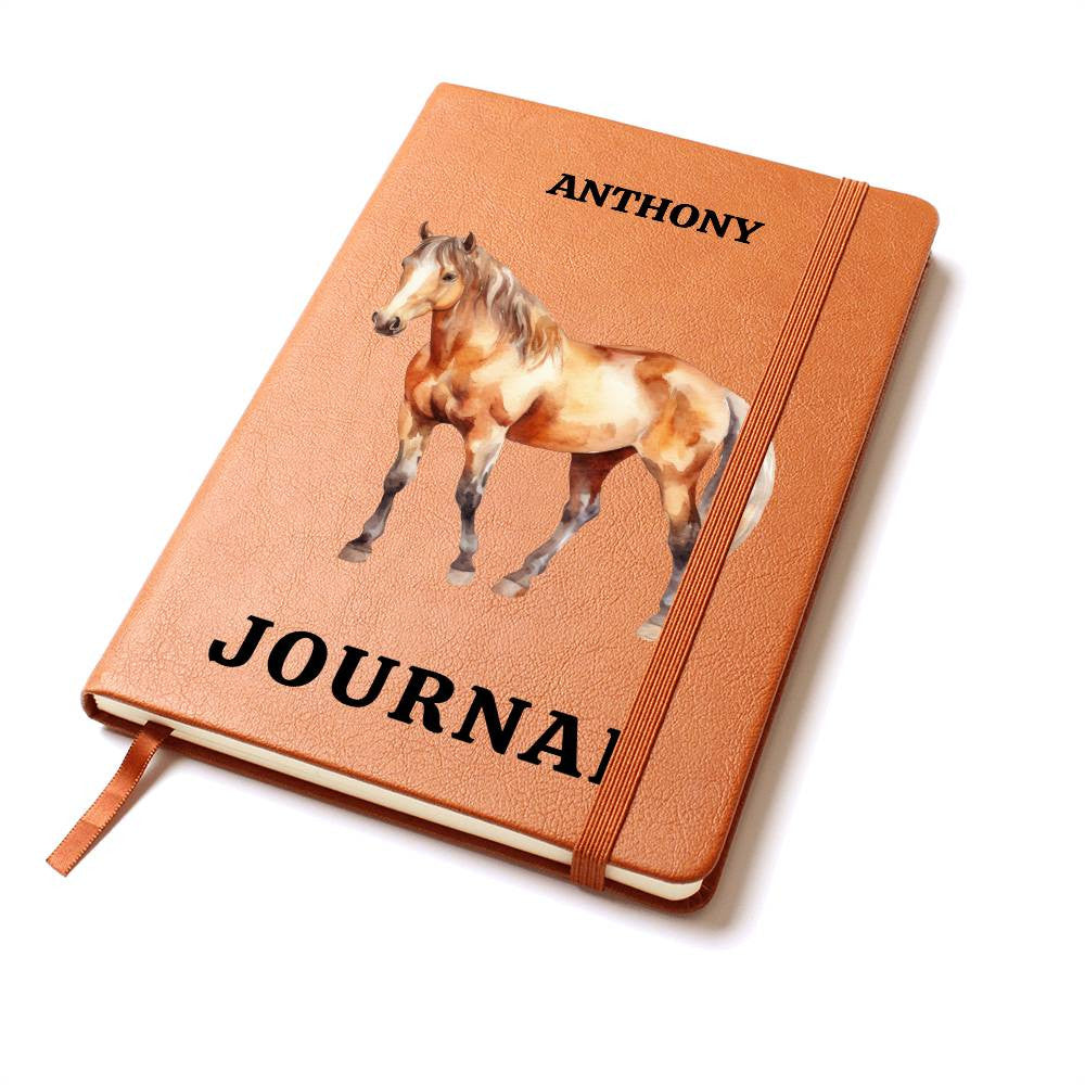 Personalized Leather Journal-Notebook