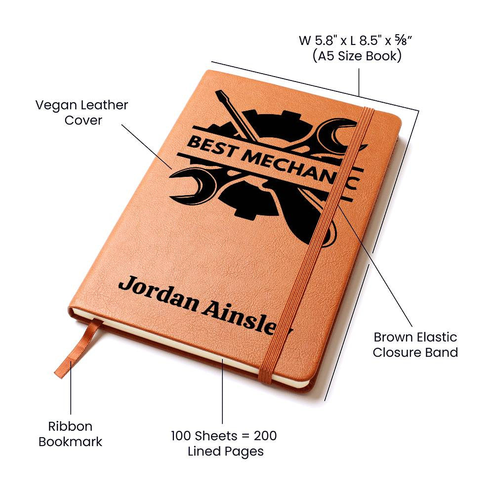 Personalized Leather Journal-Notebook