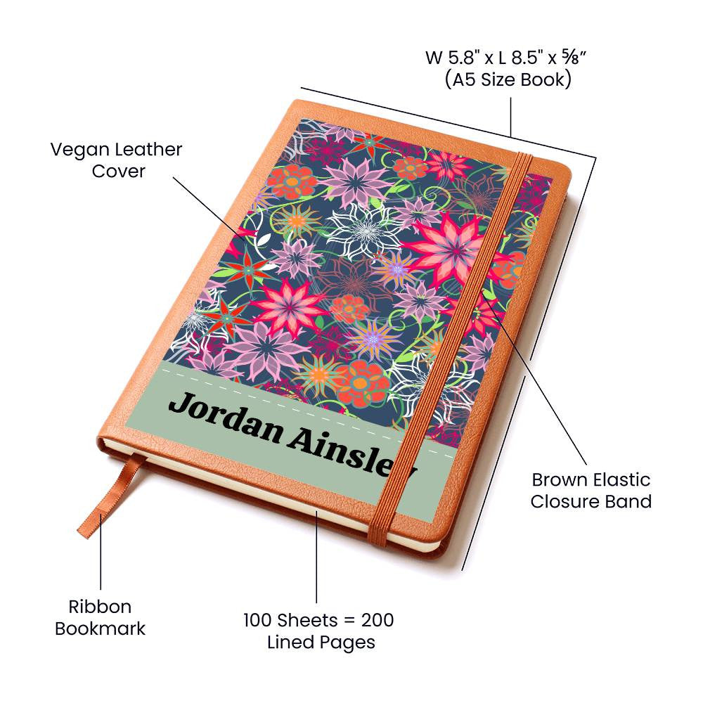 Personalized Leather Journal-Notebook